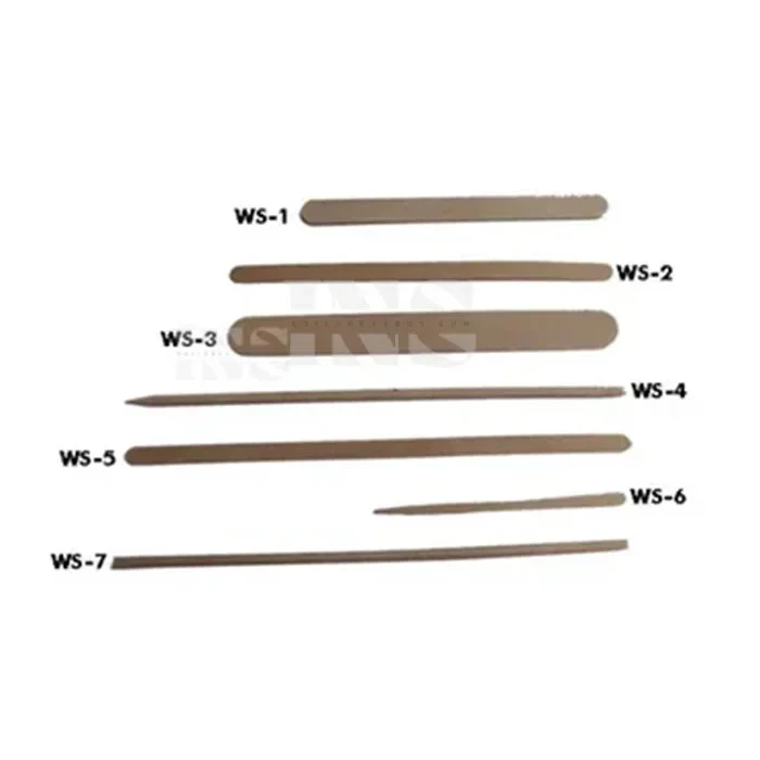 APOLLO Orange Wood Stick WS-4 100 ct