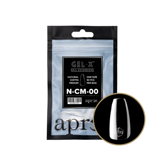 APRES Gel-X Natural Coffin 2.0 Refill Bag - Image 15