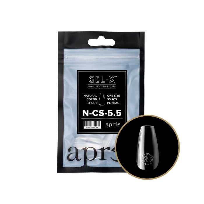 APRES Gel-X Natural Coffin 2.0 Refill Bag - Image 9
