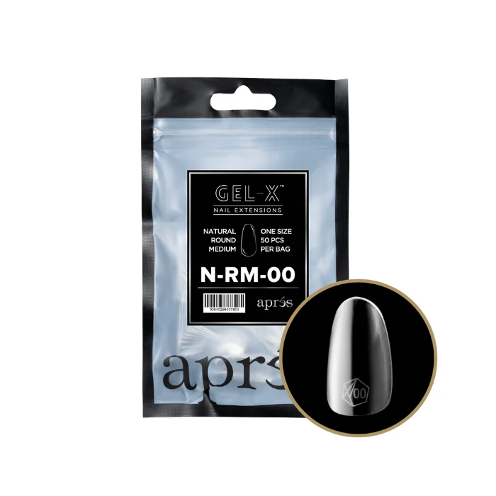 APRES Gel-X Natural Round 2.0 Refill Bag - Image 15