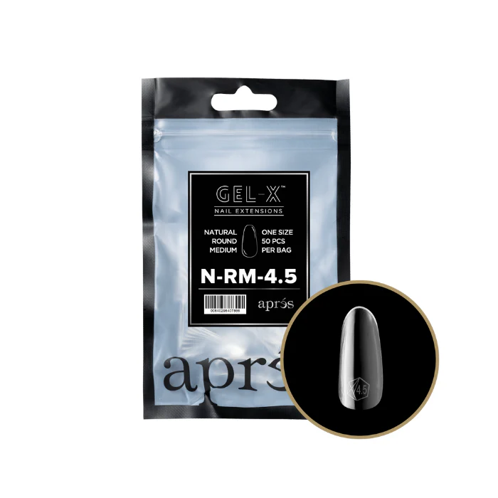 APRES Gel-X Natural Round 2.0 Refill Bag - Image 21