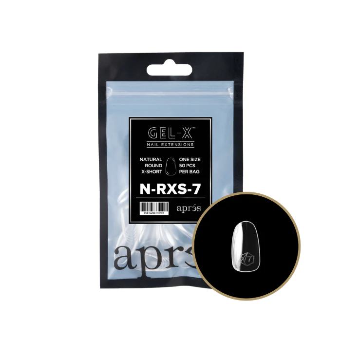 APRES Gel-X Natural Round 2.0 Refill Bag - Image 54