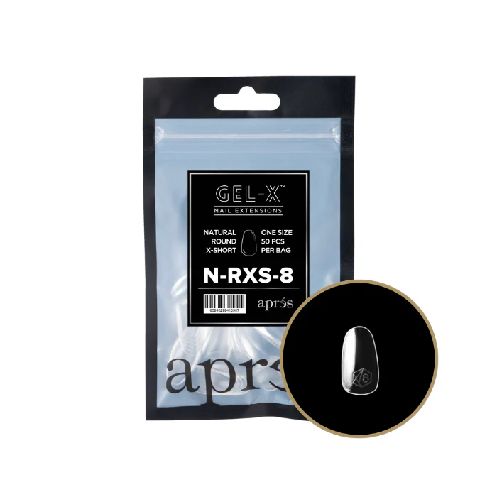 APRES Gel-X Natural Round 2.0 Refill Bag - Image 55