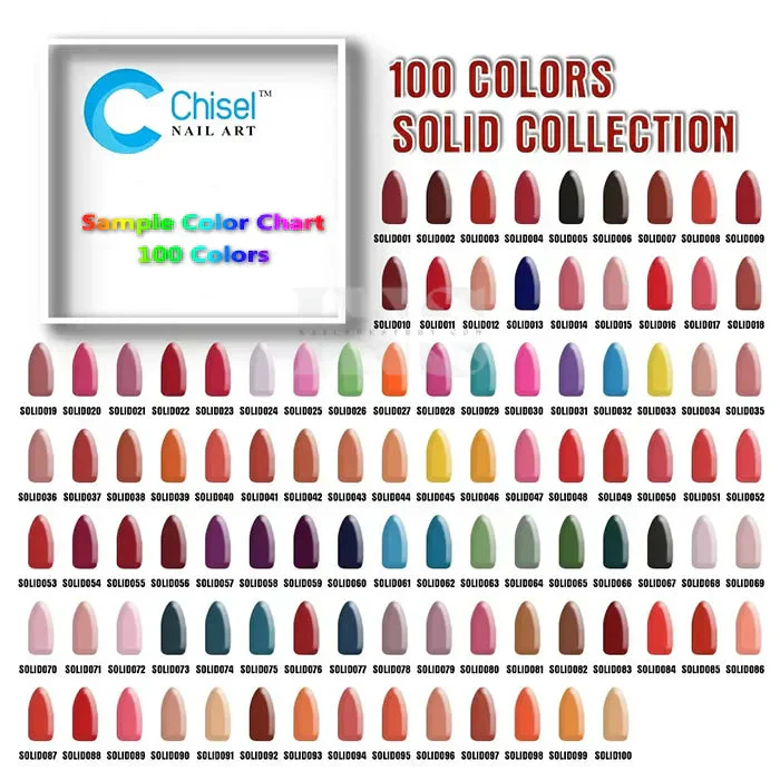 CHISEL Tip Swatch Solid Duo 1-100