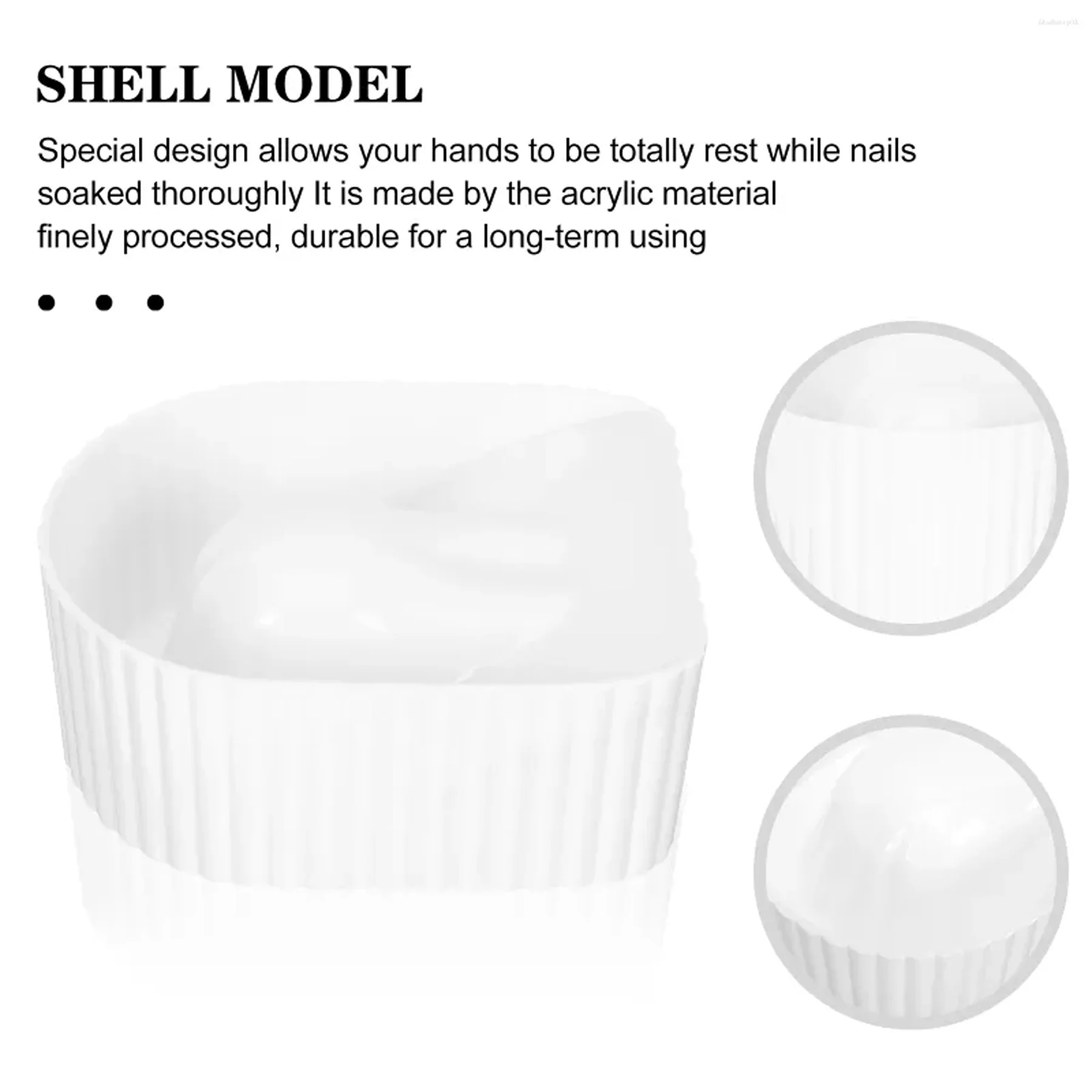 White Exquisite Manicure Bowl Warming Soak - Image 3