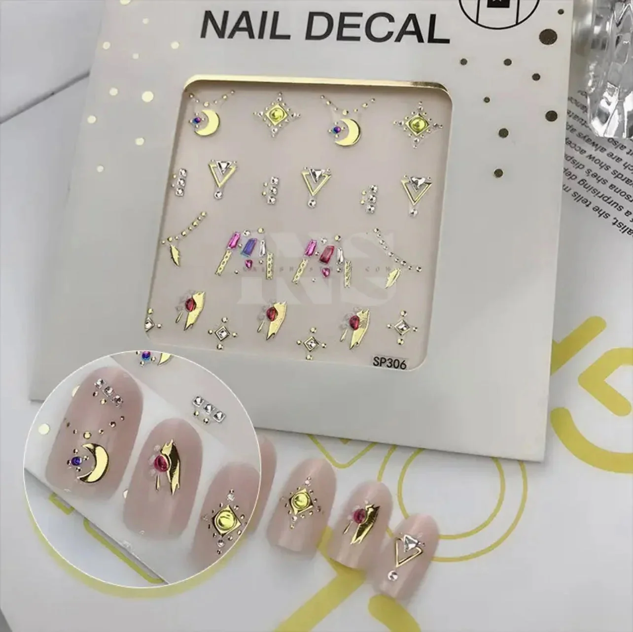 Design Nail Sticker 3D Art - SP306