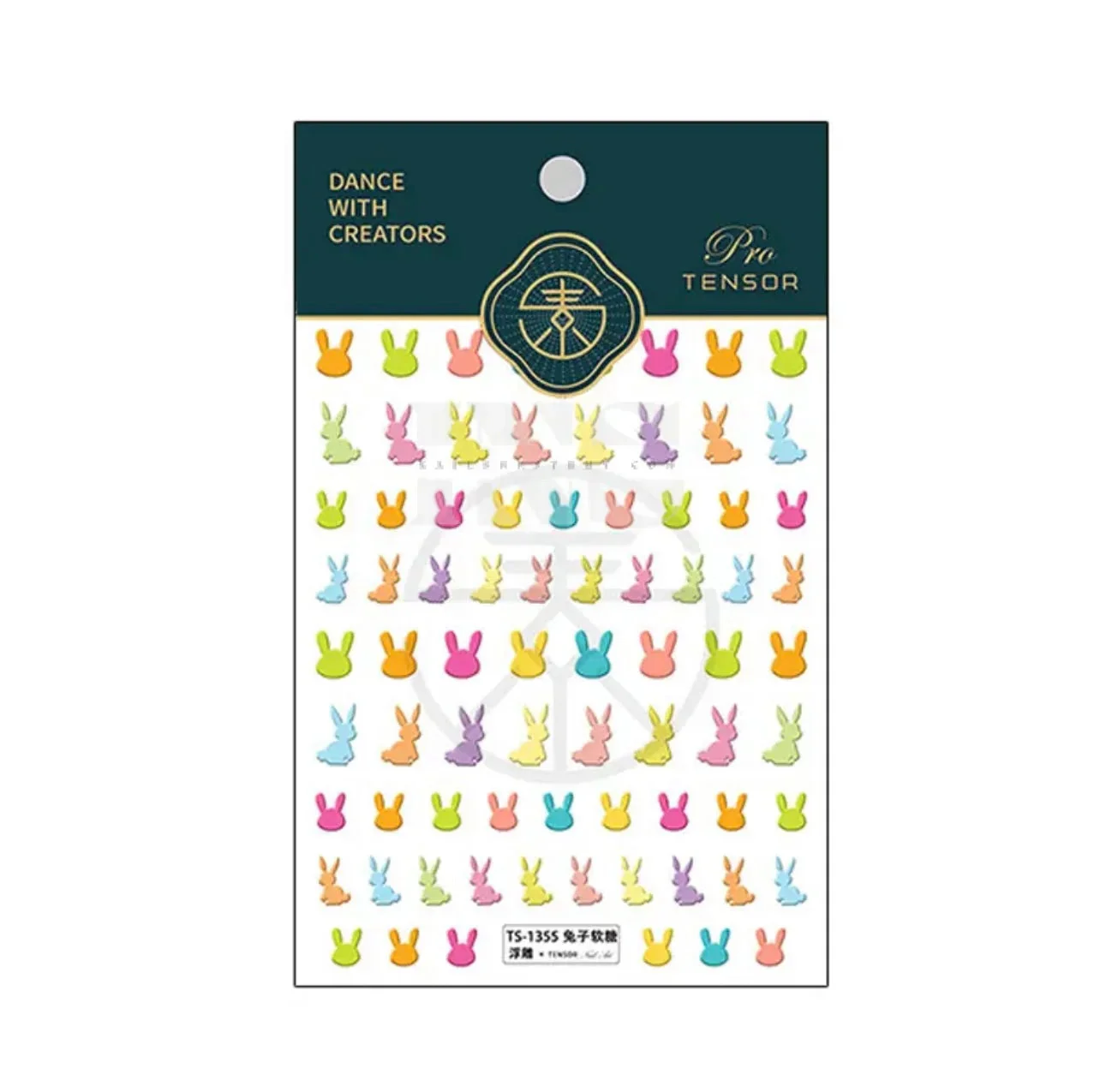 Design Nail Sticker 5D Art - Easter 1355