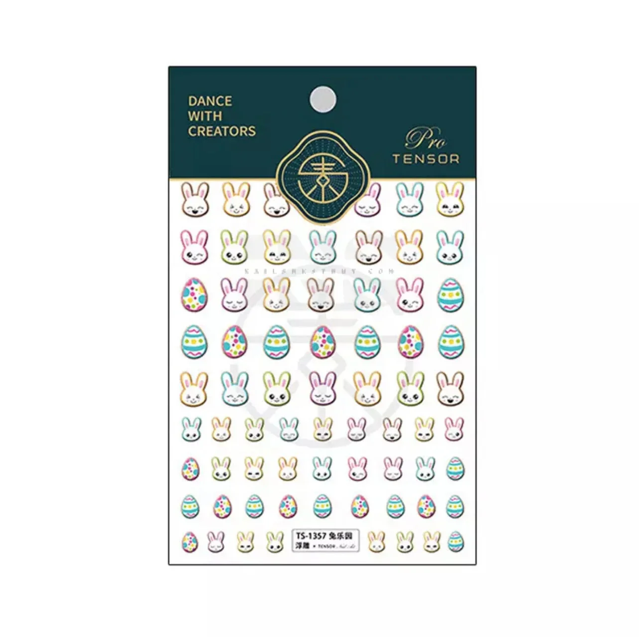 Design Nail Sticker 5D Art - Easter 1357