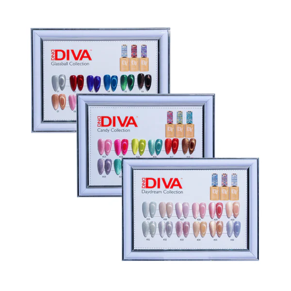Diva Framed Color Chart 9D Cat Eye