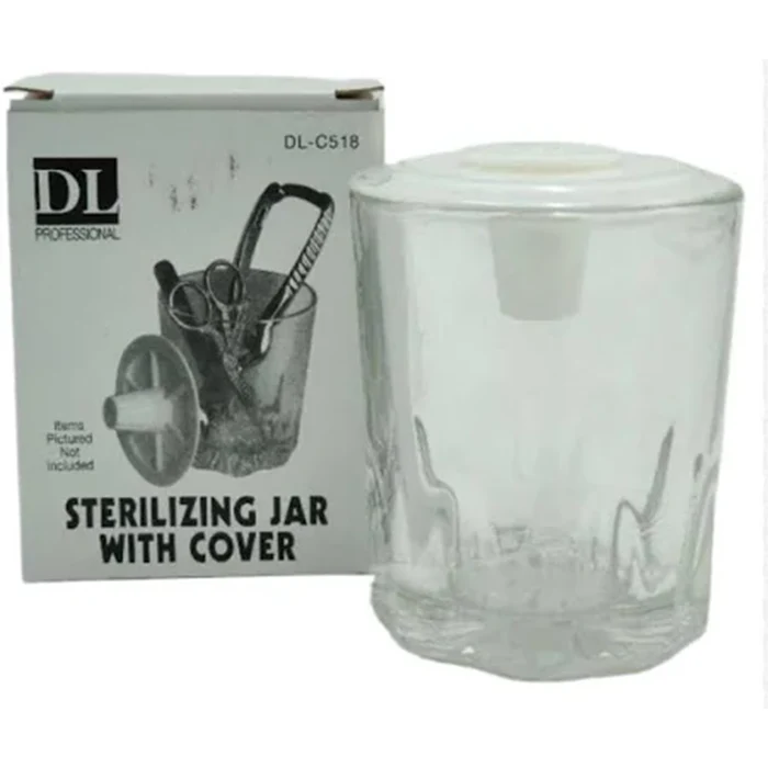 DL PRO Glass Sterilizing Jar w/Cover 4 oz