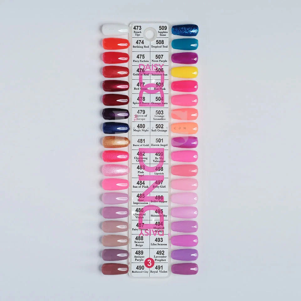 DND Duo Gel - Collection 3 (473 - 509) - 36 pc - Free Chart