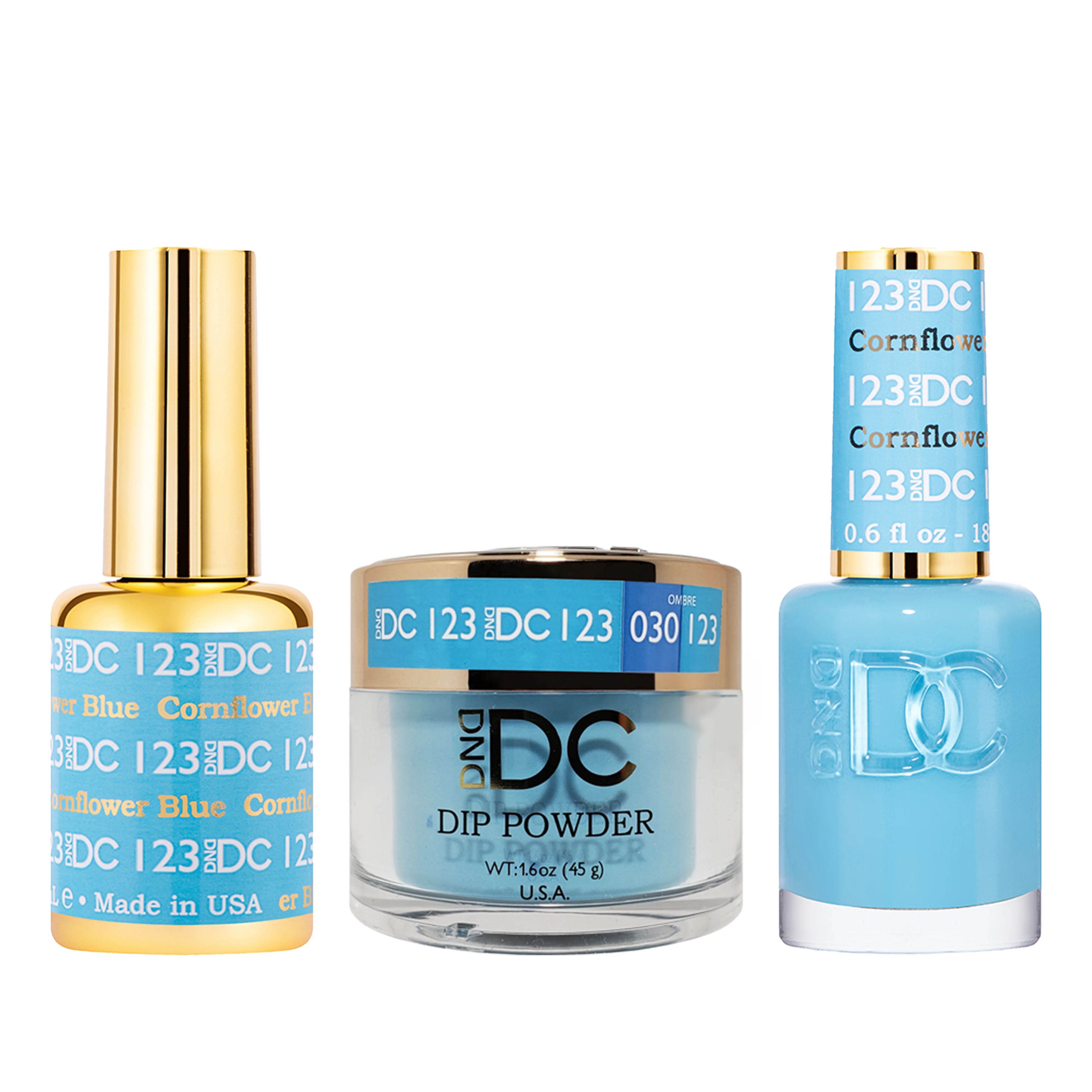 DND DC Trio 123 Cornflower Blue