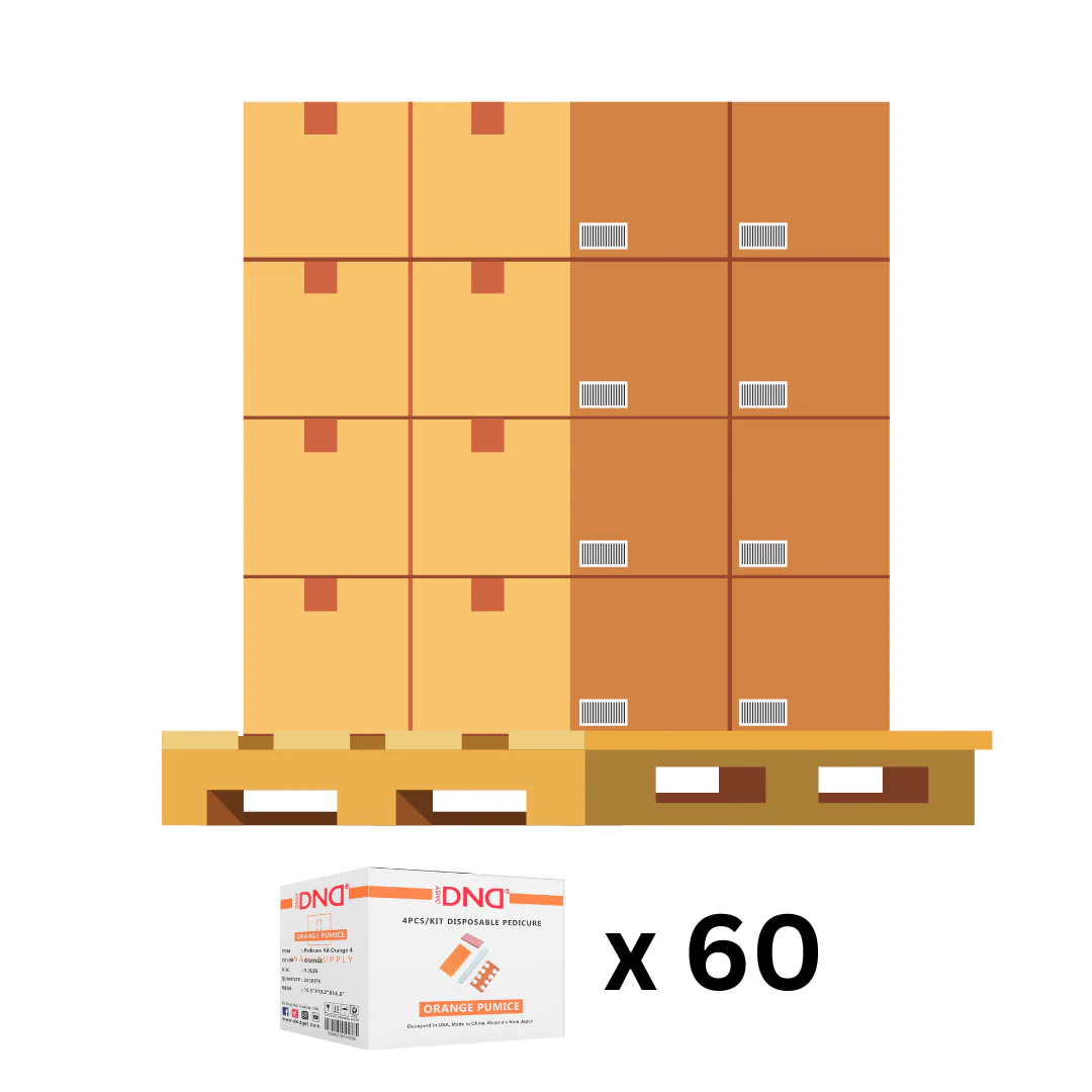 DND Disposable Pedicure Kit 4in1 200/Box - 60/Case per PALLET (W1) - Image 3