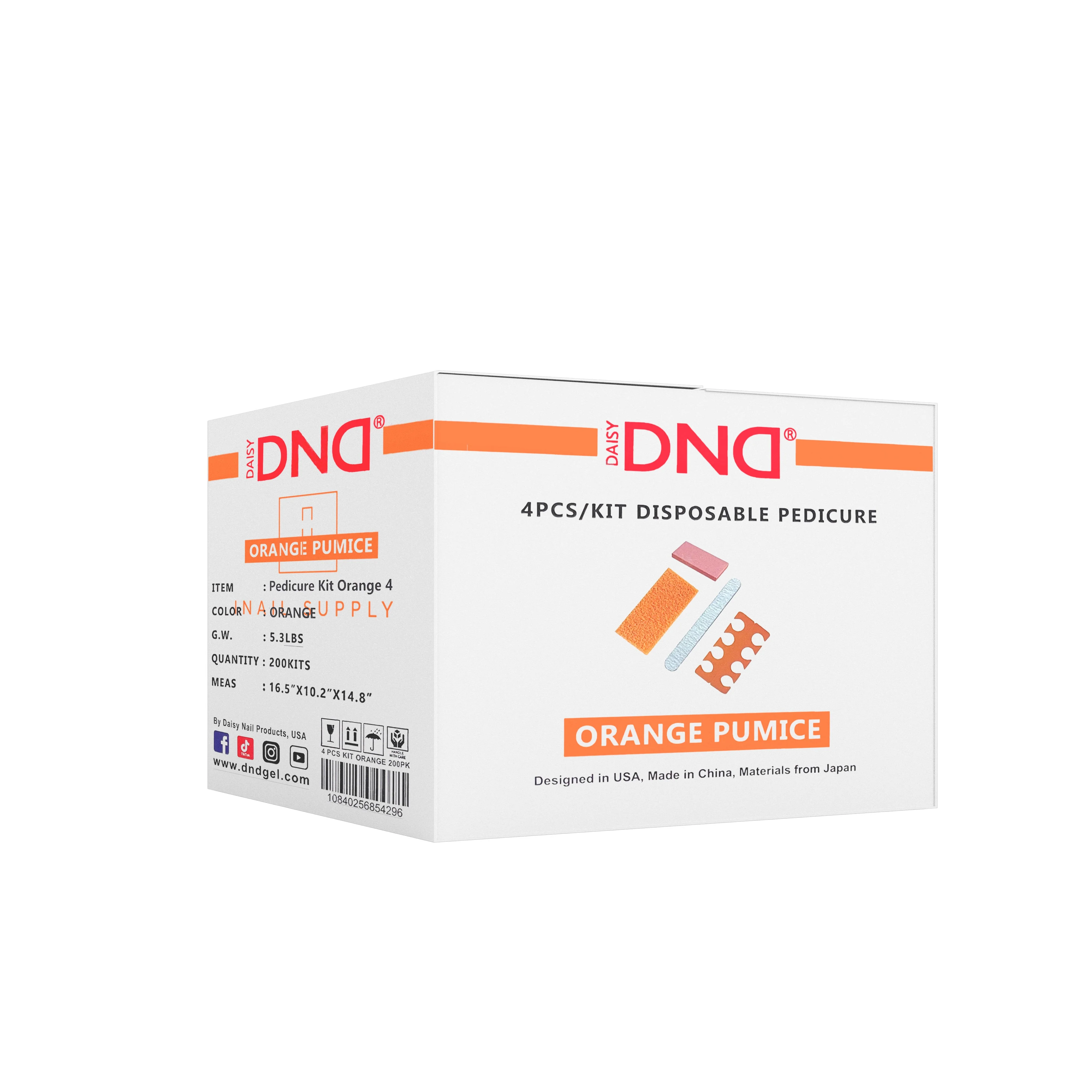 DND Disposable Pedicure Kit 4in1 - 200/Box - Image 3