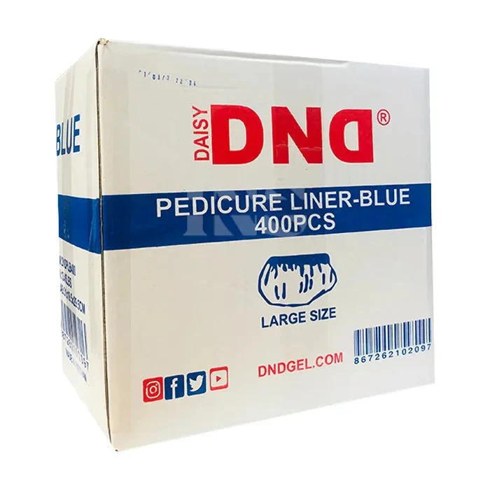 DND Disposable Pedicure Liner Blue 400/Box - 108/Pallet (W2) - Image 5