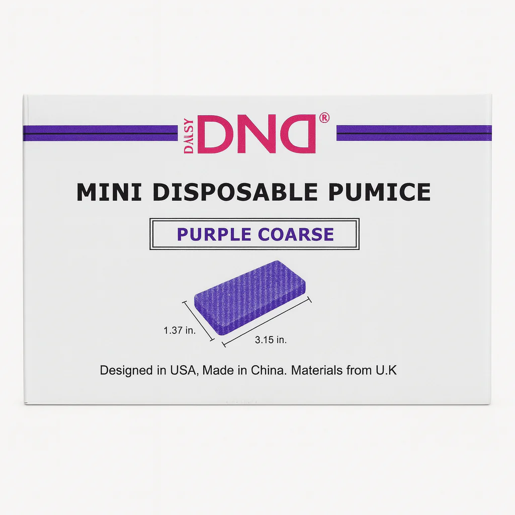 DND Disposable Purple Mini Pumice 1600/Box