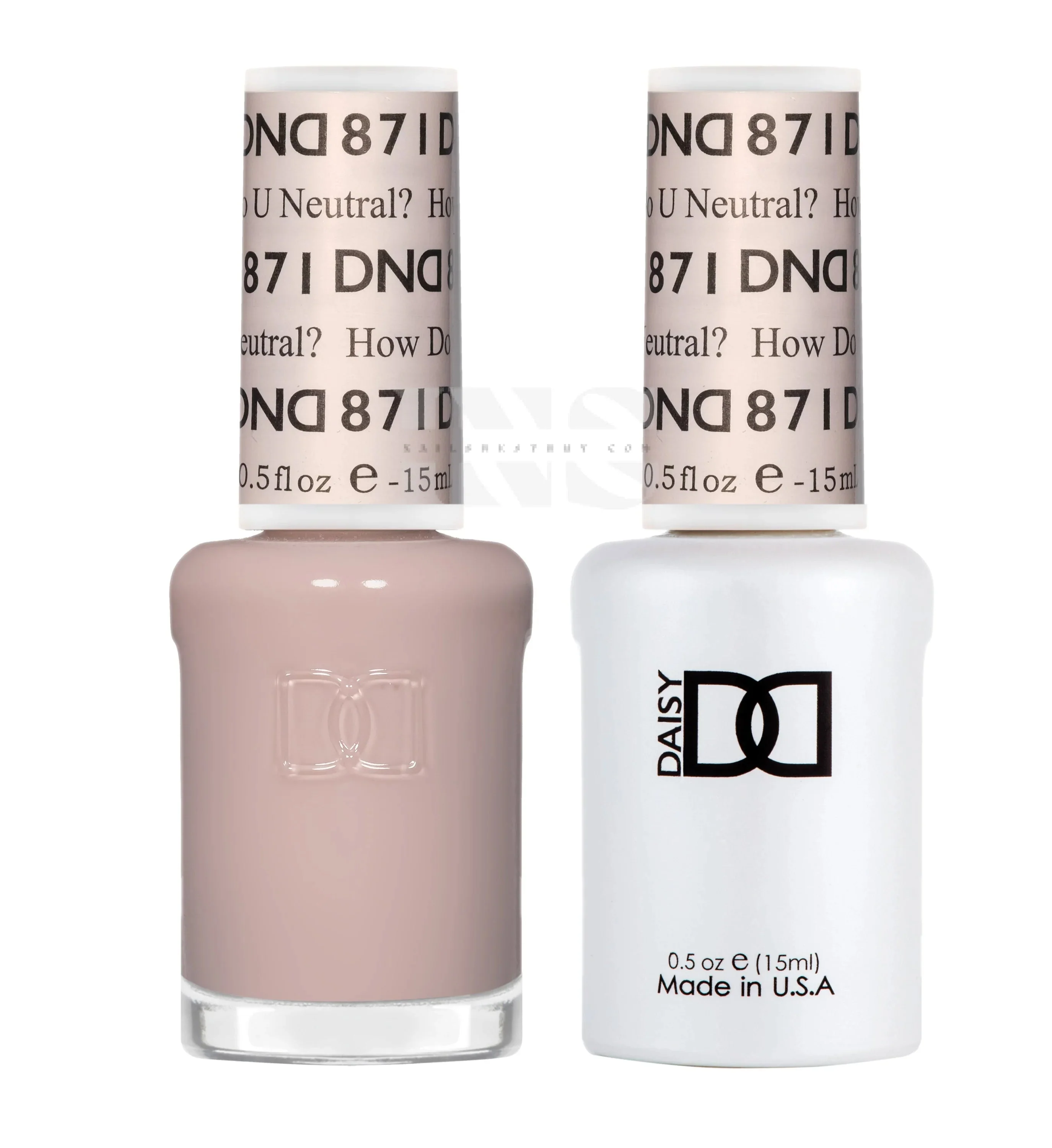DND Duo Gel - 871 How Do U Neutral?