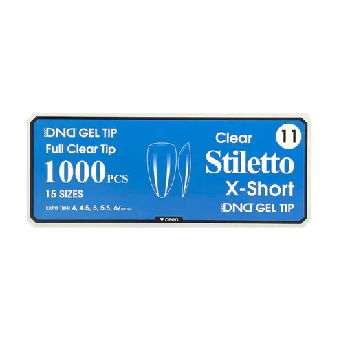DND Gel Clear Stilleto Tips 1000pcs/Box - Image 5