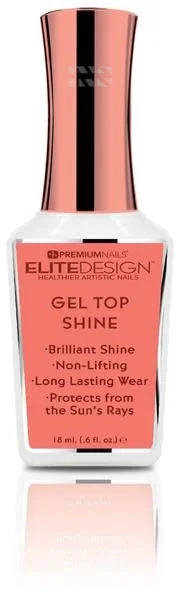ELITE DIP EDGTS010 Gel Top Shine - 0.6 fl.oz.