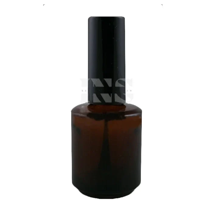 Empty Glass Bottle Amber - 0.5 oz