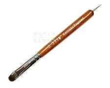 French Wood Brush 777F #14 w/ Dot Tip