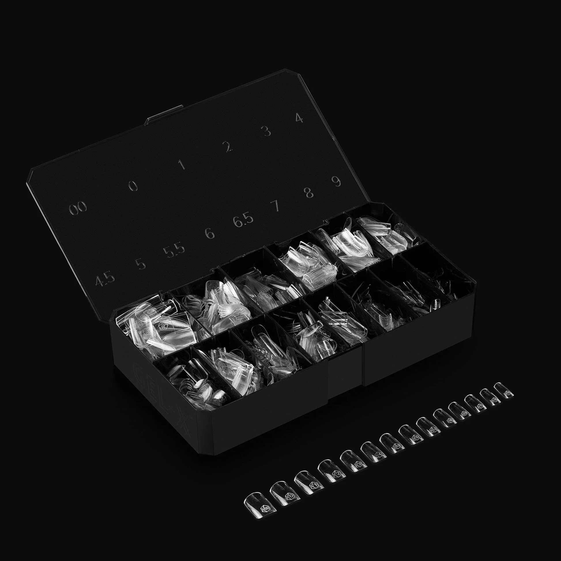 APRES Gel-X Natural Square Tips 600pcs/Box - Image 3