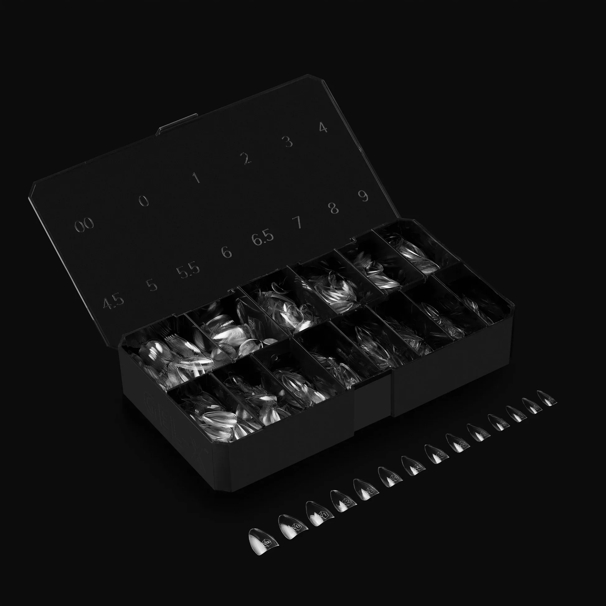 APRES Gel-X Natural Stiletto Tips 600pcs/Box - Image 3