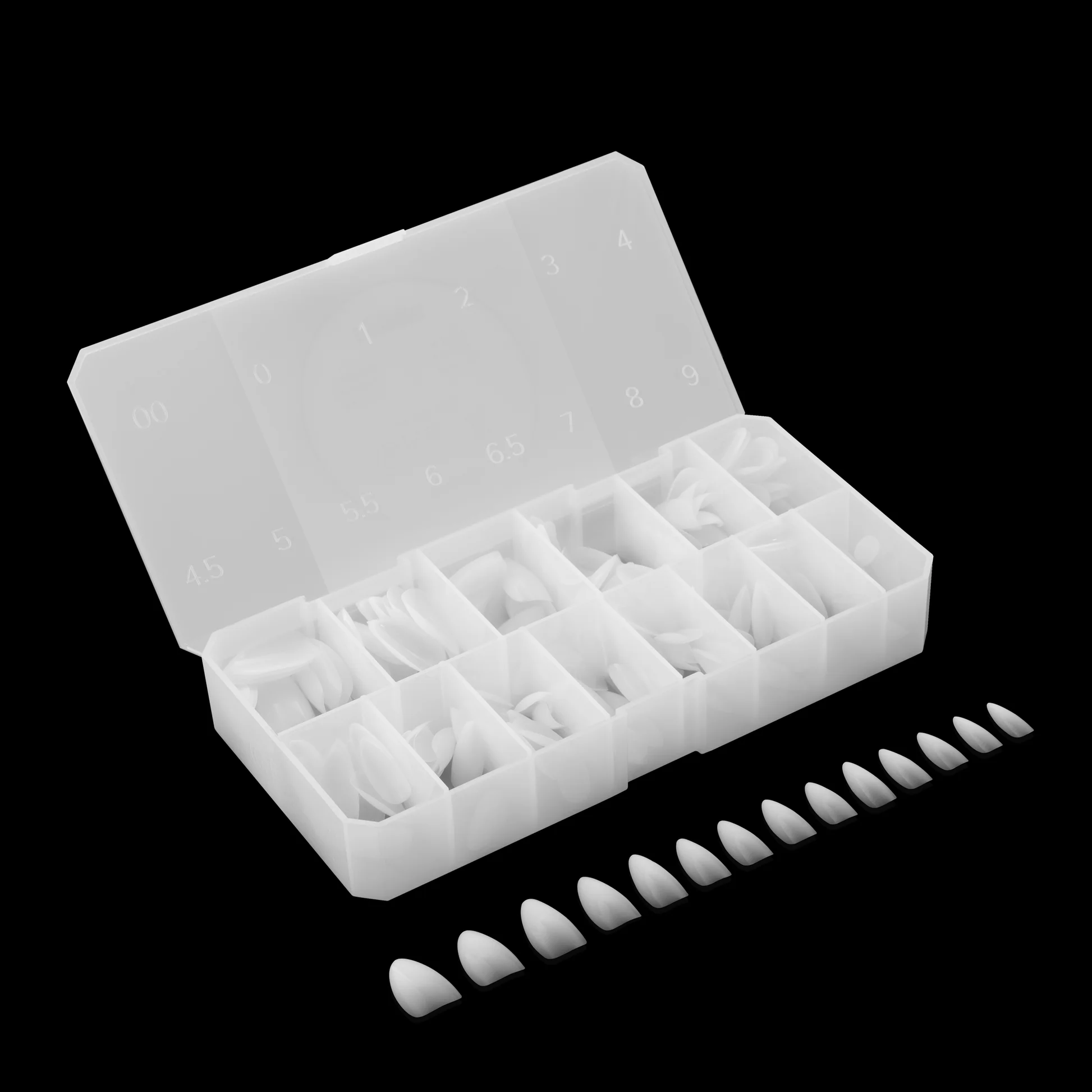 APRES Gel-X Ombre Natural Almond Medium 14 sizes - Image 3