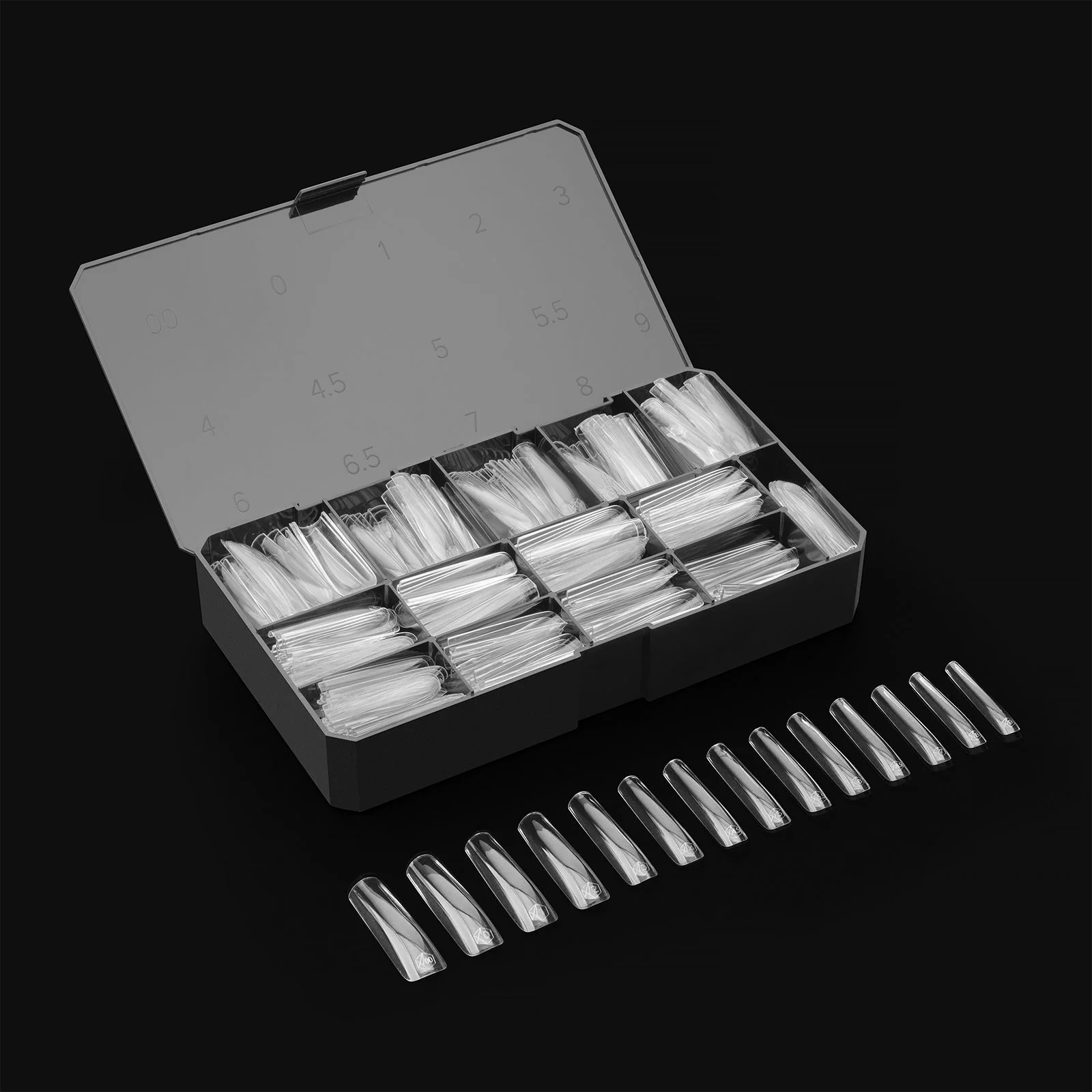 APRES Gel-X Sculpted Square Tips 600pcs/Box - Image 4