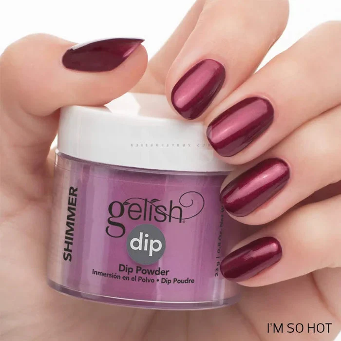 GELISH Dip - 190 I'M So Hot - 1.5 oz - Image 2