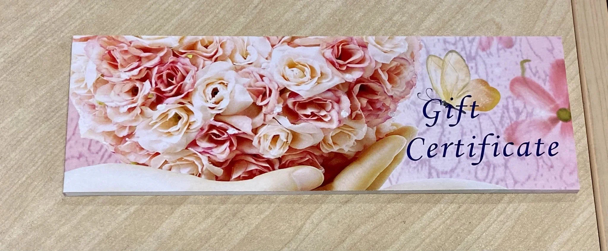 Gift Certificate w/ Pen & Envelope GC01