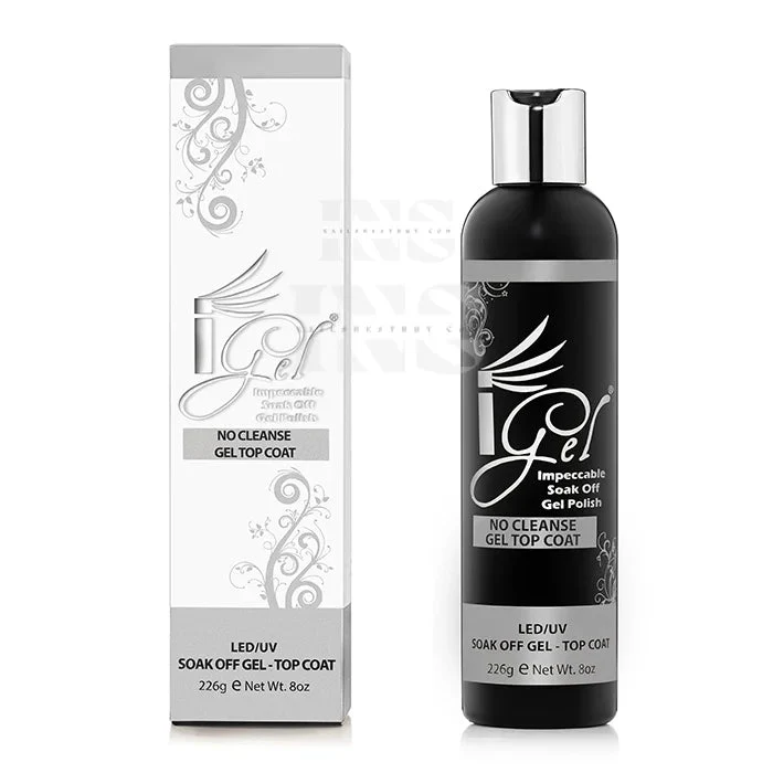 iGEL UV/LED Non-Cleanse Gel Top Coat REFILL 8 oz