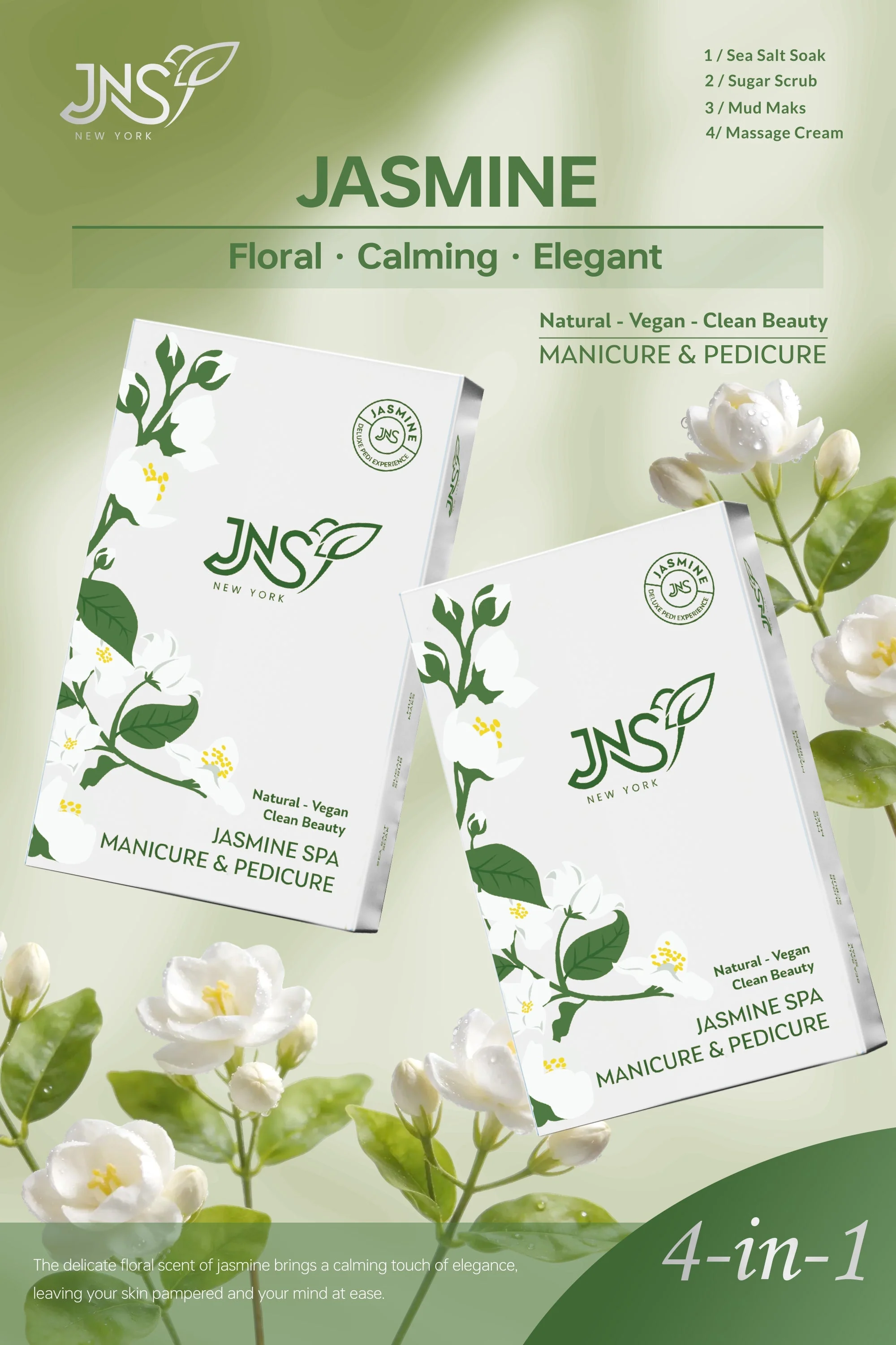 JNS 4 Step Pedi Kit - 50pk/Case - Image 4