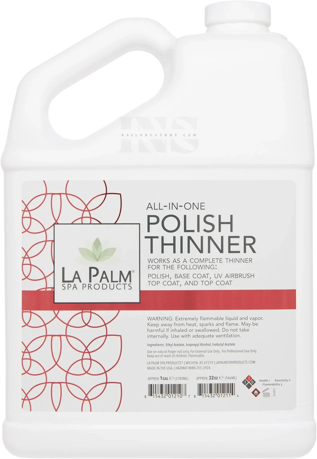 LA PALM All In One Polish Thinner Gallon