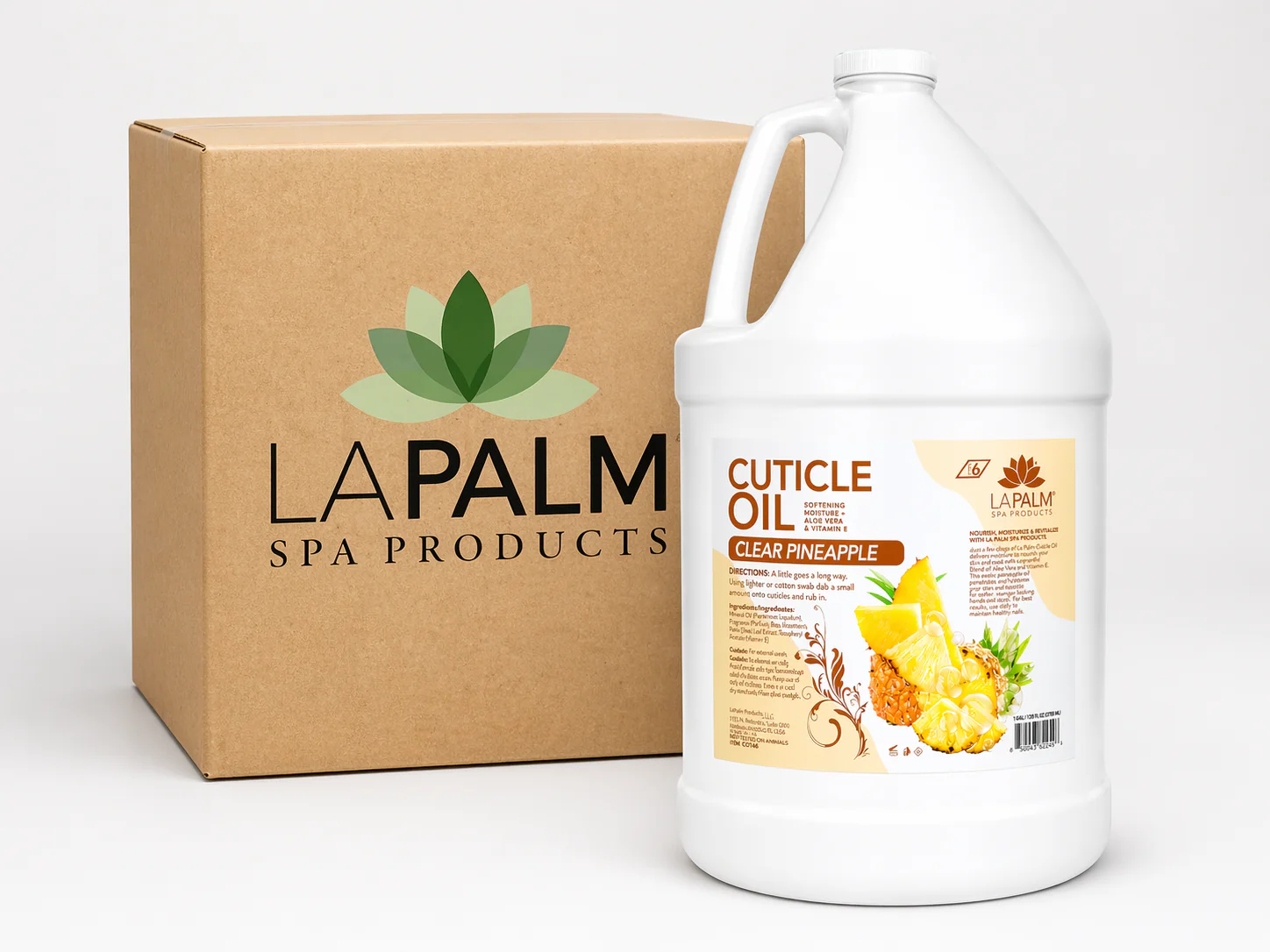 LA PALM Cuticle Oil Gallon 4/Box