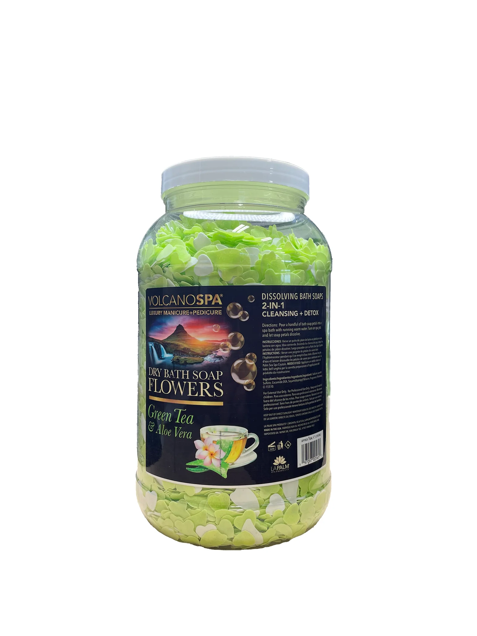 LA PALM Dry Bath Soap Flowers Gallon Single - Image 2