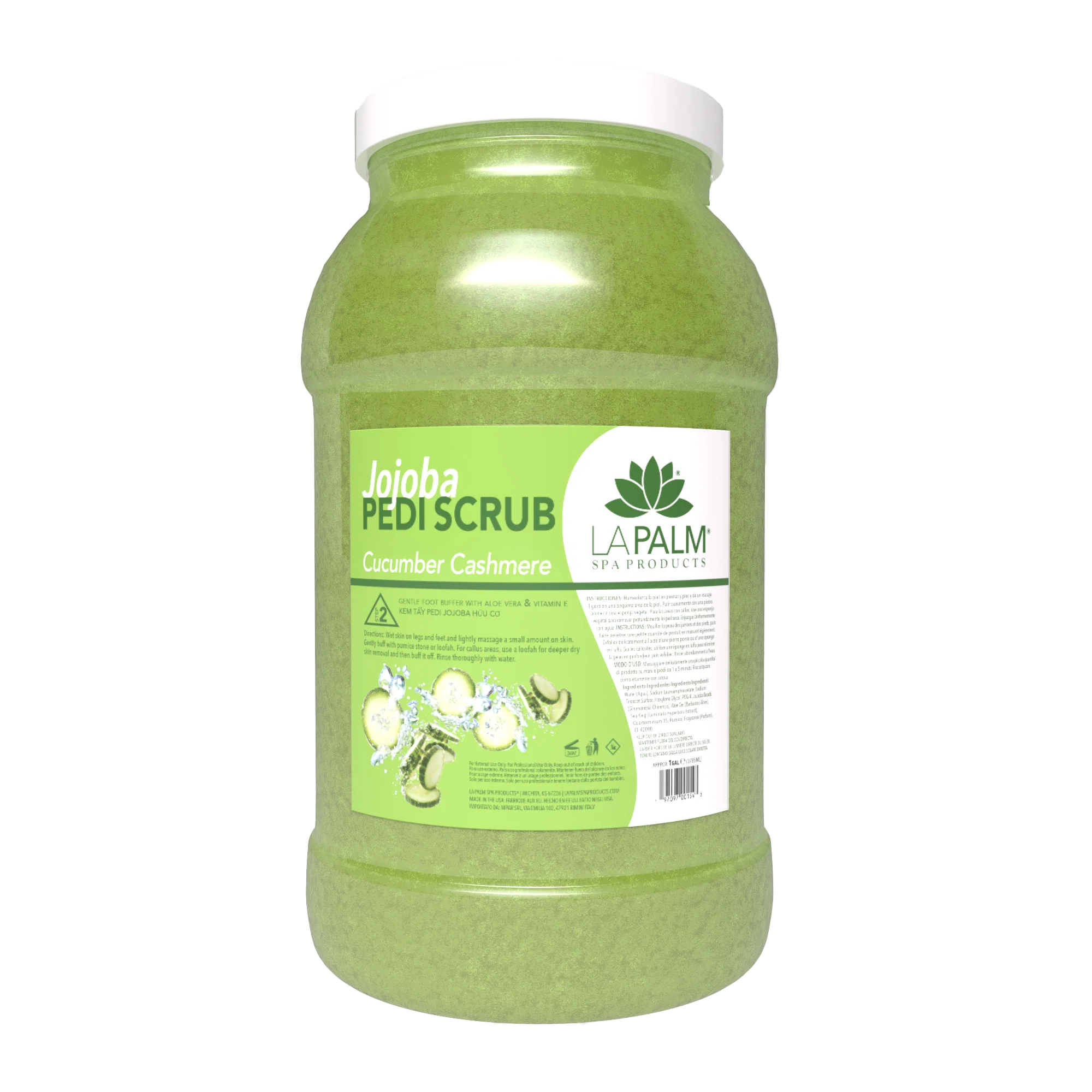 LA PALM Pedi Scrub Gel Gallon 4/Box - Image 2