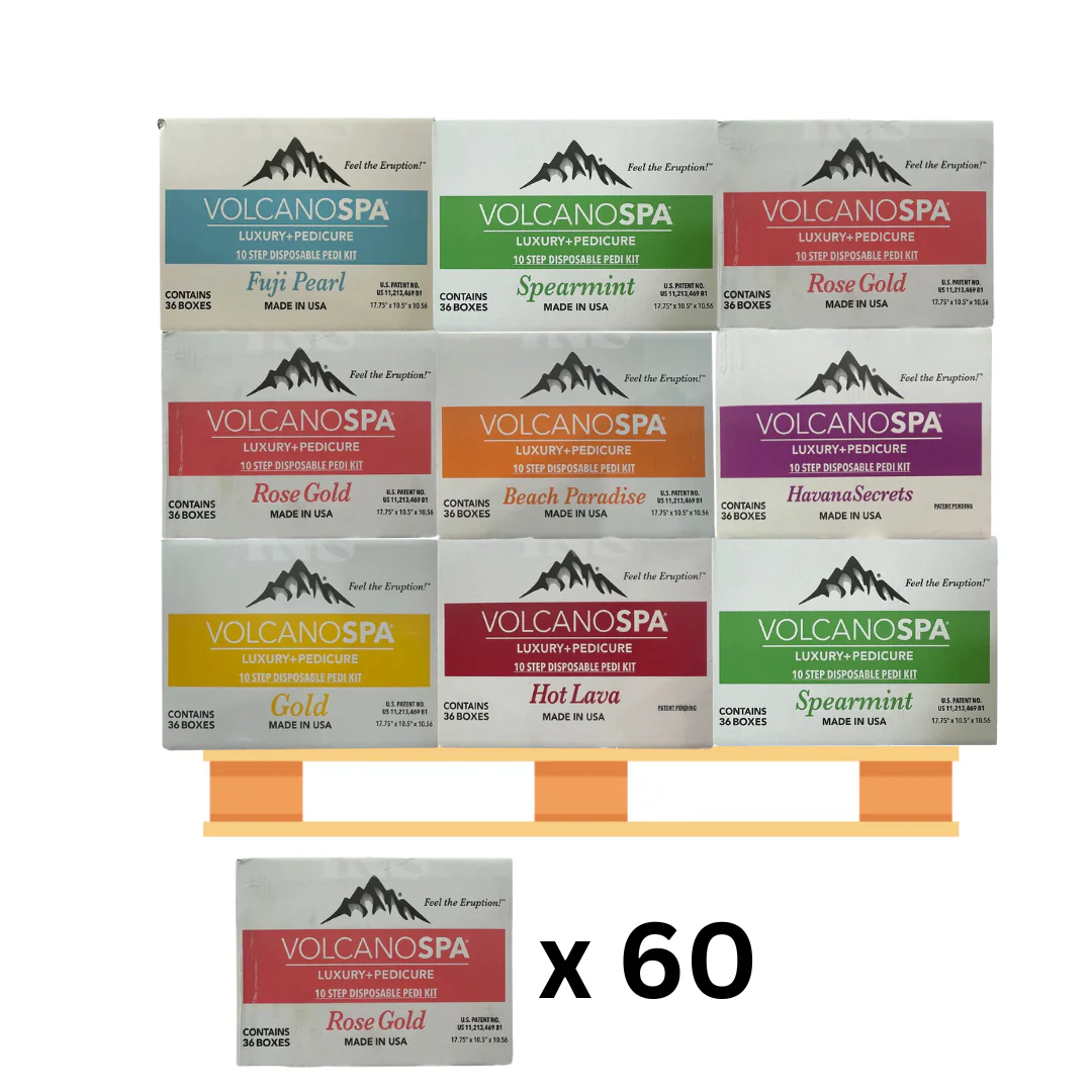 LA PALM Volcano Spa 10 Steps 36/Box - 60/Case per PALLET (W2)