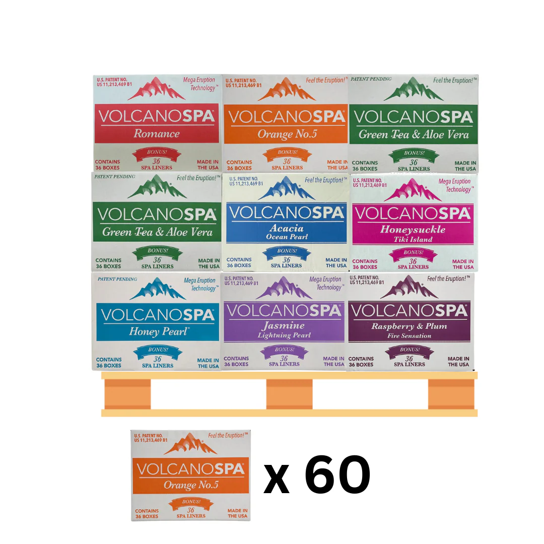 LA PALM Volcano Spa 6 Steps 36/Box - 60/Case per PALLET (W2)