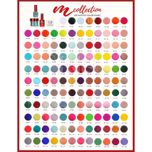 NOTPOLISH 2 in 1 Powder "M" 128 Collection (M01-M128)