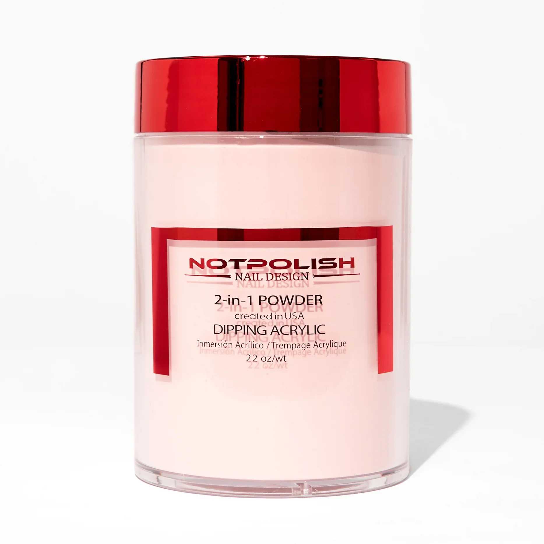NOTPOLISH 2 in 1 Powder - Dark Pink Refill - 22 oz