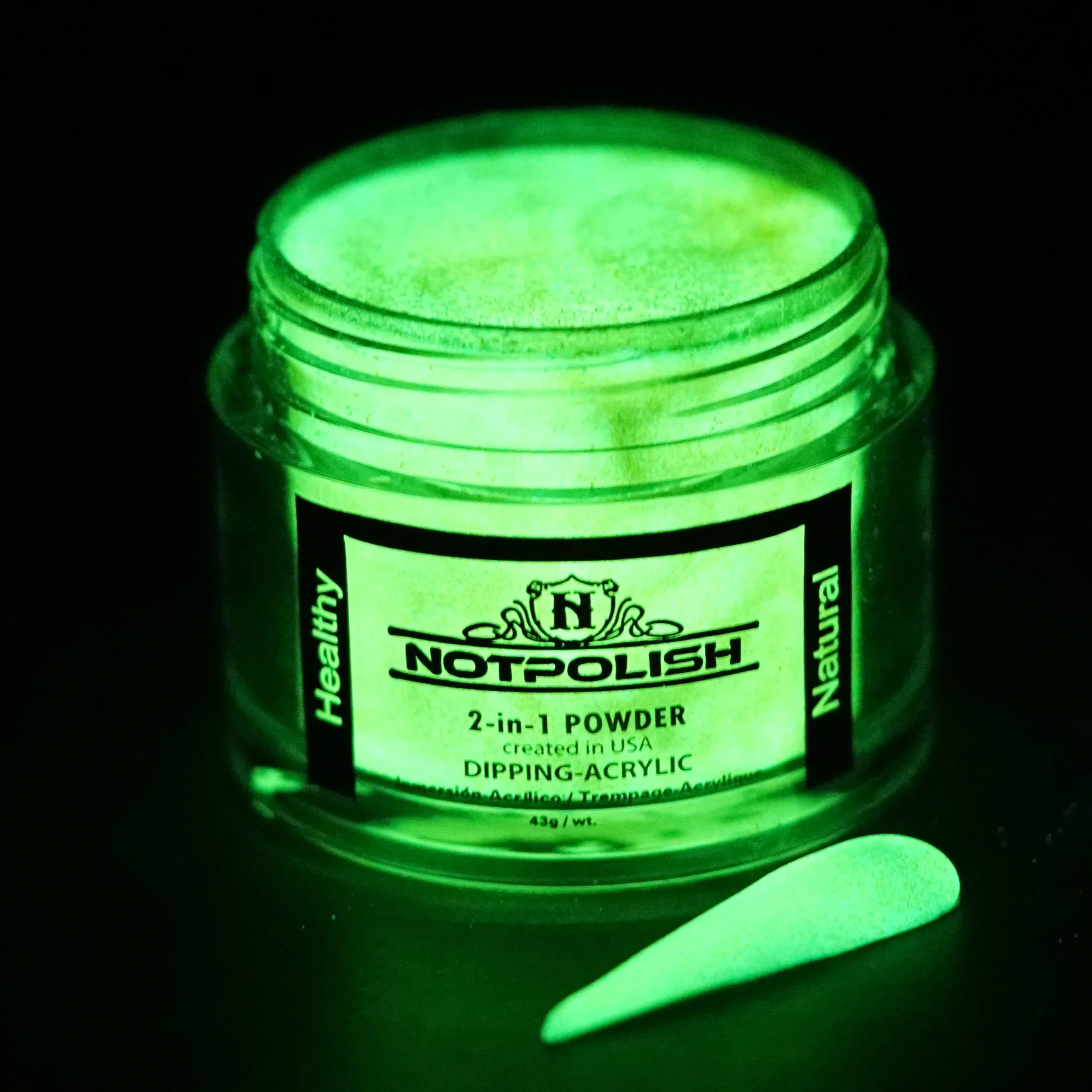 NOTPOLISH 2 in 1 Powder - G10 Lightning Strike - 2 oz - Image 2
