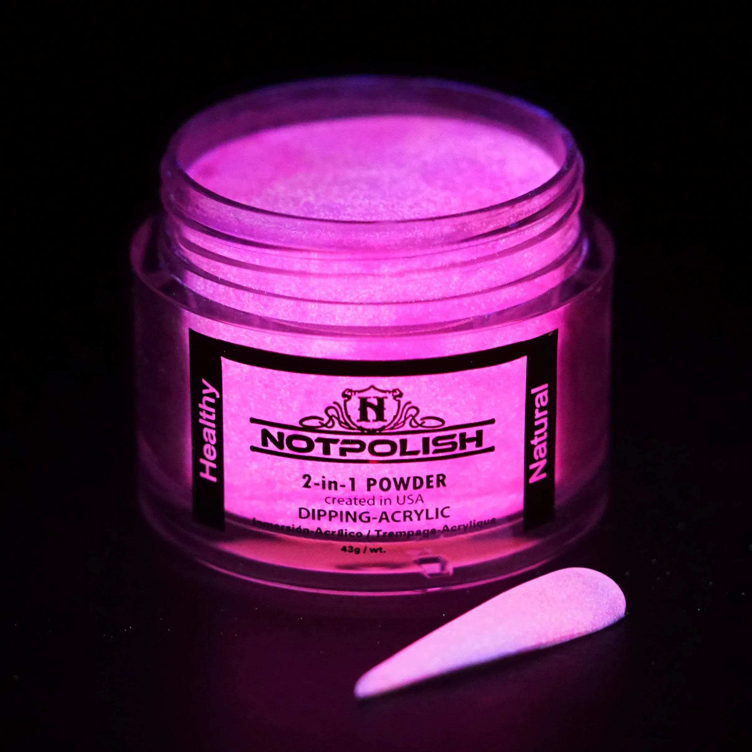 NOTPOLISH 2 in 1 Powder - G12 Glow Getters - 2 oz - Image 2