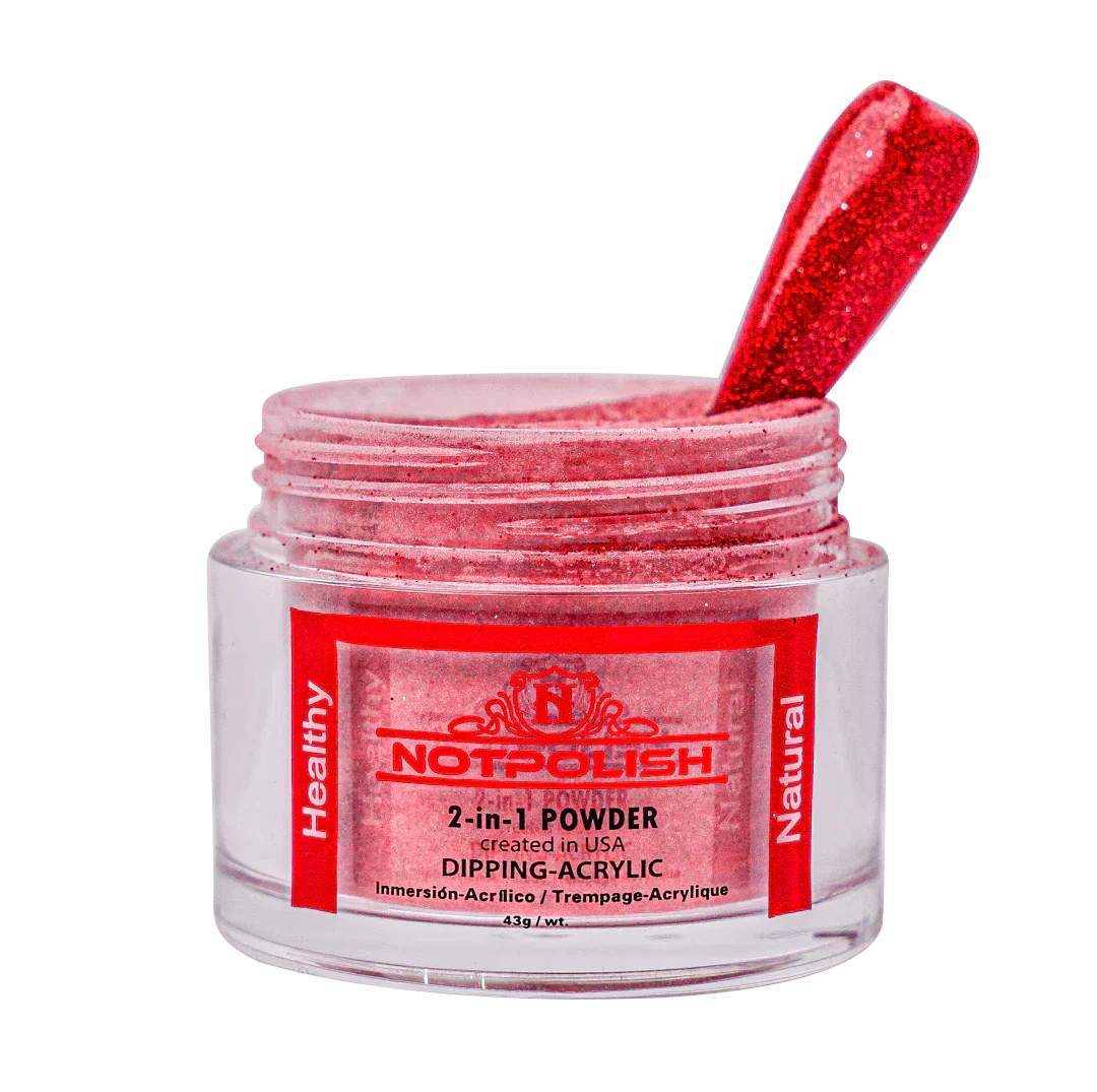 NOTPOLISH 2 in 1 Powder - M28 Red Fox - 2 oz - Image 3