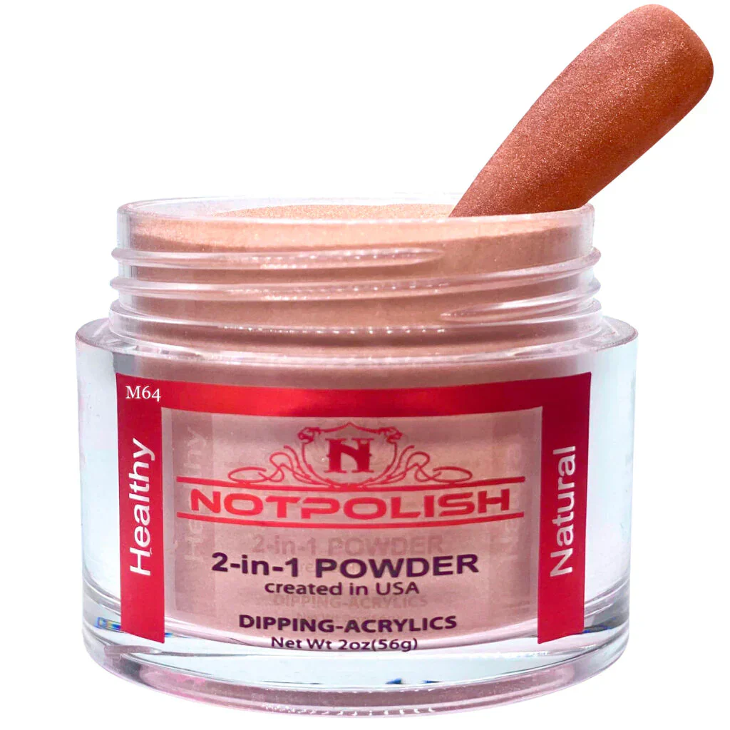 NOTPOLISH 2 in 1 Powder - M64 Fall For Bronze - 2 oz - Image 3