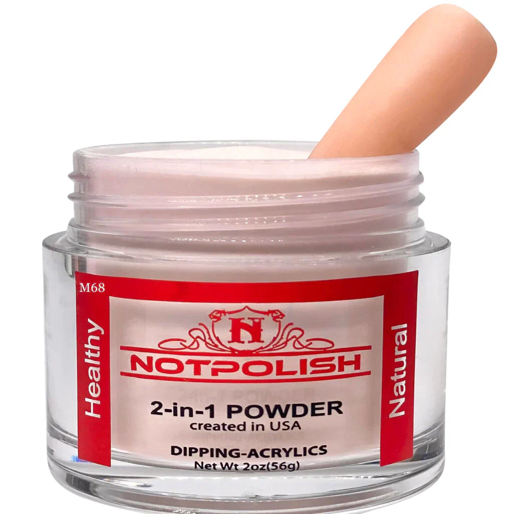NOTPOLISH 2 in 1 Powder - M68 Peeky Nude - 2 oz - Image 2