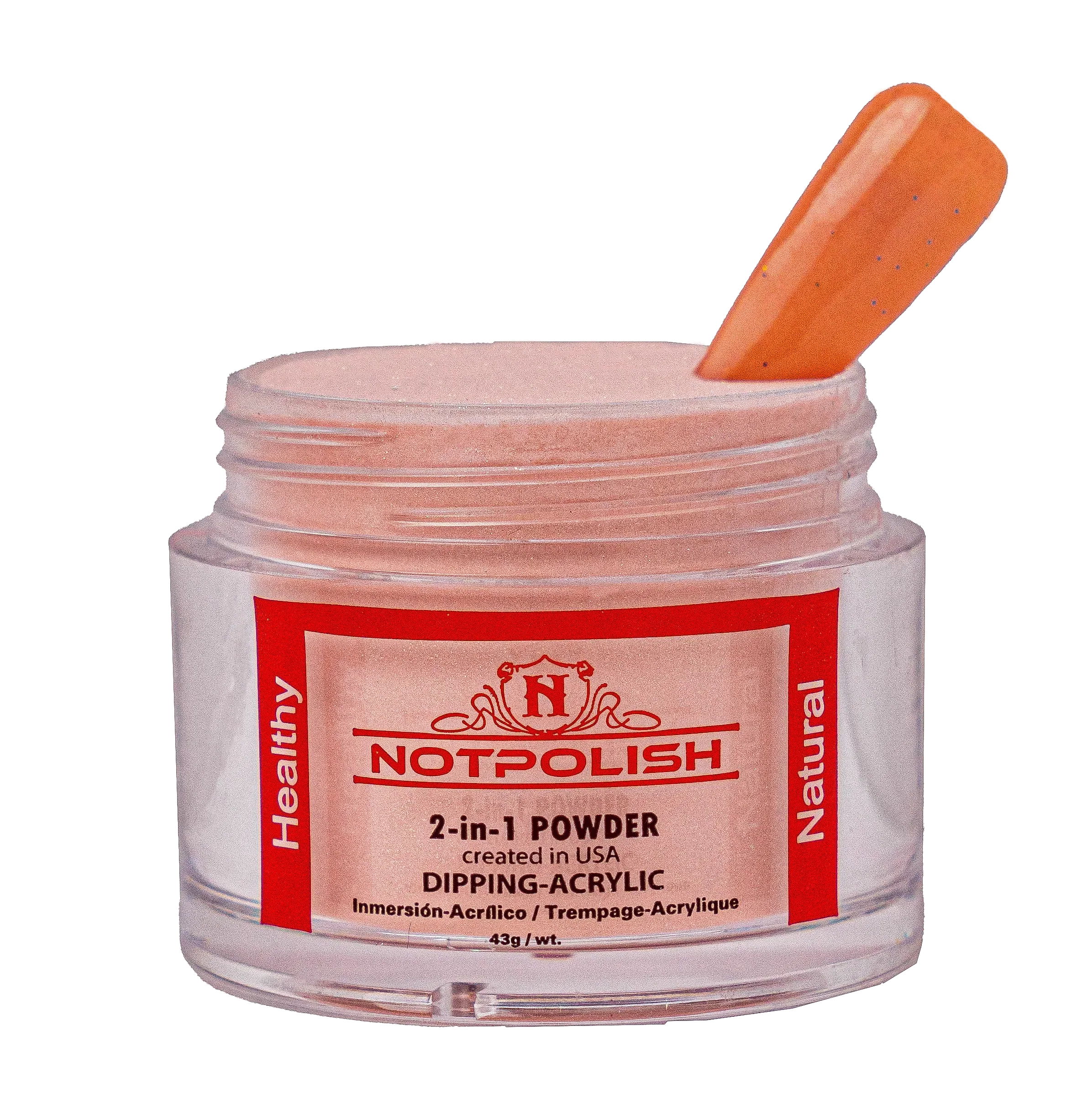 NOTPOLISH 2 in 1 Powder - M73 Rose - 2 oz - Image 4