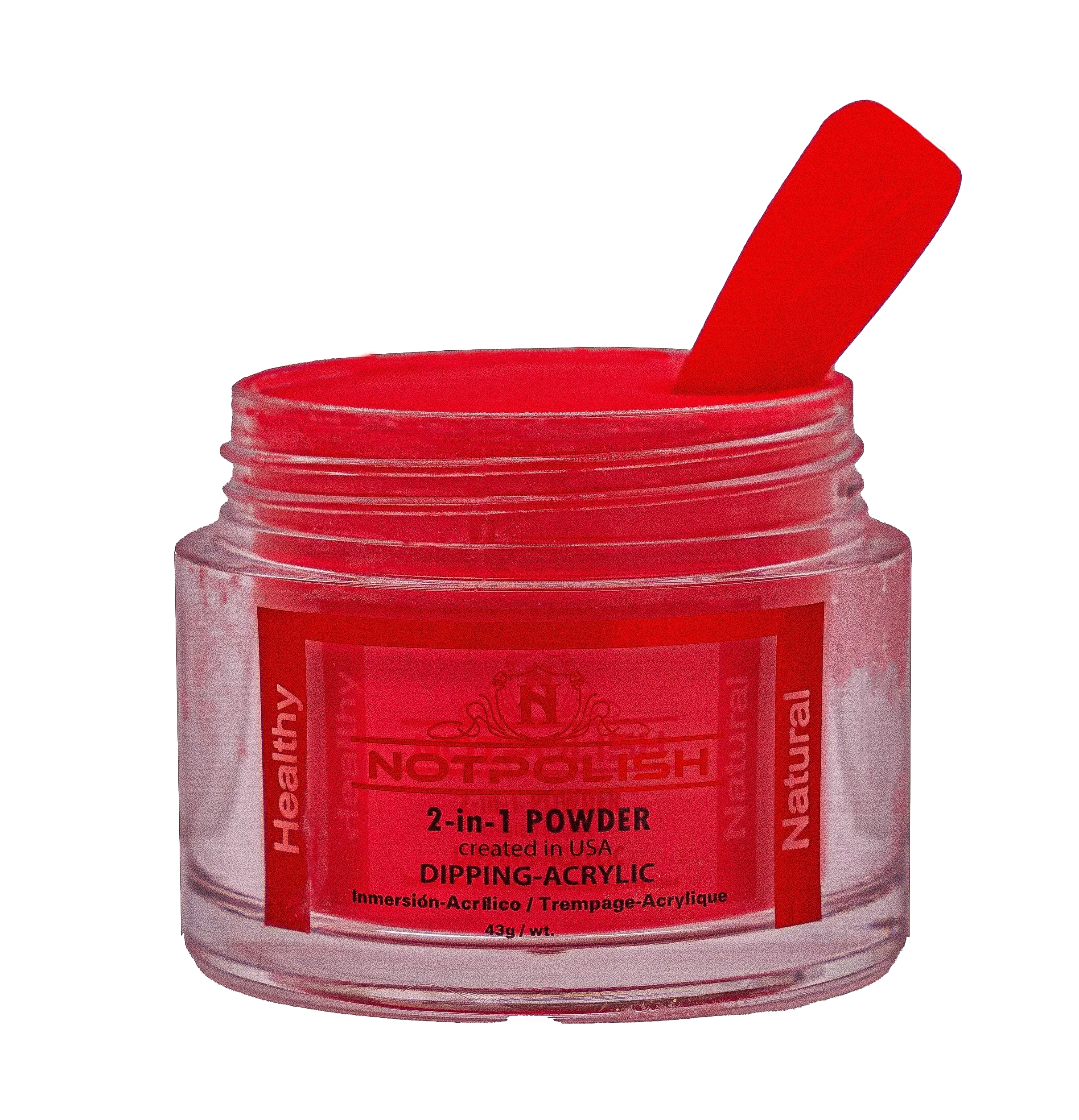 NOTPOLISH 2 in 1 Powder - M76 Red Cap - 2 oz - Image 4