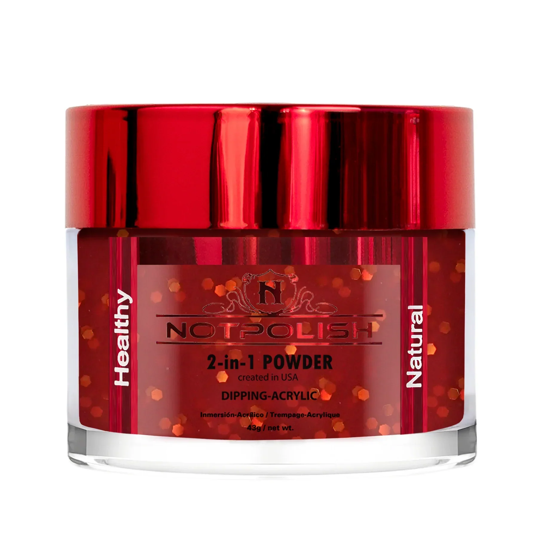 NOTPOLISH 2 in 1 Powder - M82 Hot Tamale - 2 oz