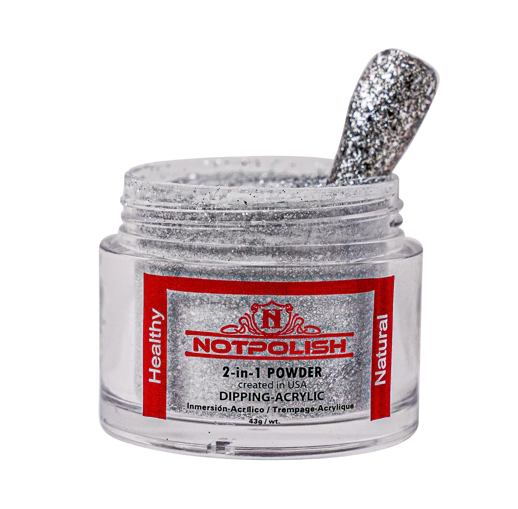 NOTPOLISH 2 in 1 Powder - M84 Ice Castle - 2 oz - Image 3